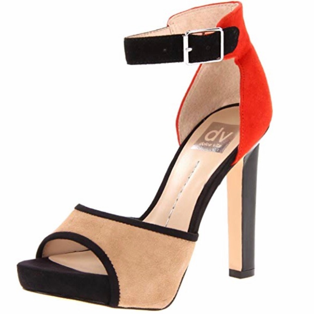 Dolce Vita Pica Mulit Suede Block Heels